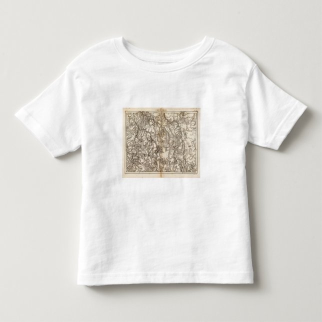 Camiseta Infantil Mapa do atlas de Morvan (Frente)