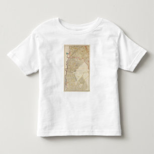 Camiseta Infantil Mapa do atlas do Mt Vernon