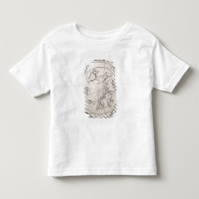 Camiseta Infantil Mapa do céu do sul (Frente)