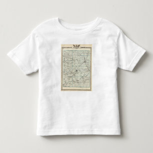 Camiseta Infantil Mapa do Condado de Saline