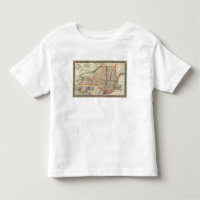 Mapa do condado dos estados de New York
