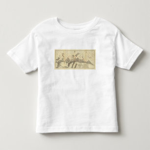 Camiseta Infantil Mapa do esboço de Duluth e de subúrbios