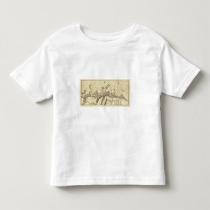 Camiseta Infantil Mapa do esboço de Duluth e de subúrbios