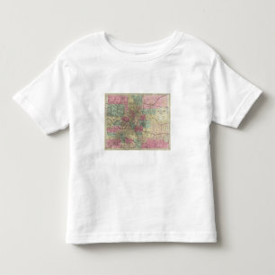 Camiseta Infantil Mapa do estado de Colorado