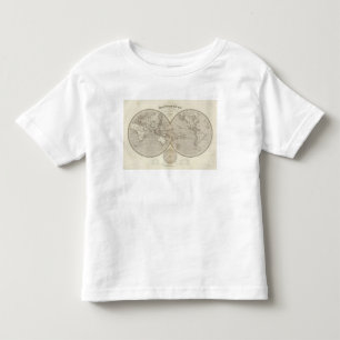Camiseta Infantil Mapa do globo