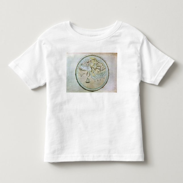 Camiseta Infantil Mapa do mundo (Frente)