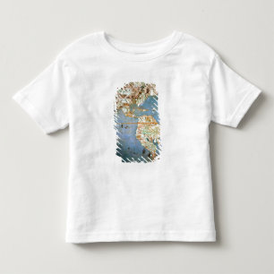 Camiseta Infantil Mapa do norte e da Ámérica do Sul