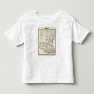 Camiseta Infantil Mapa do papa & os condados e o Golconda de Massac