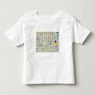 Camiseta Infantil Mapa do sistema de American Airlines do Verso