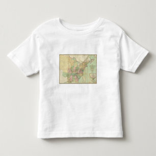 Camiseta Infantil Mapa dos Estados Unidos 6