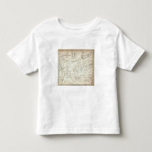 Camiseta Infantil Mapa dos pagamentos traseiros