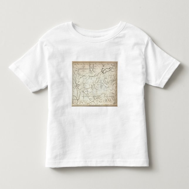 Camiseta Infantil Mapa dos pagamentos traseiros (Frente)