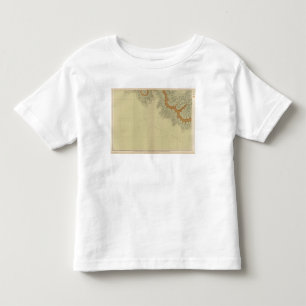 Camiseta Infantil Mapa geológico do do sul