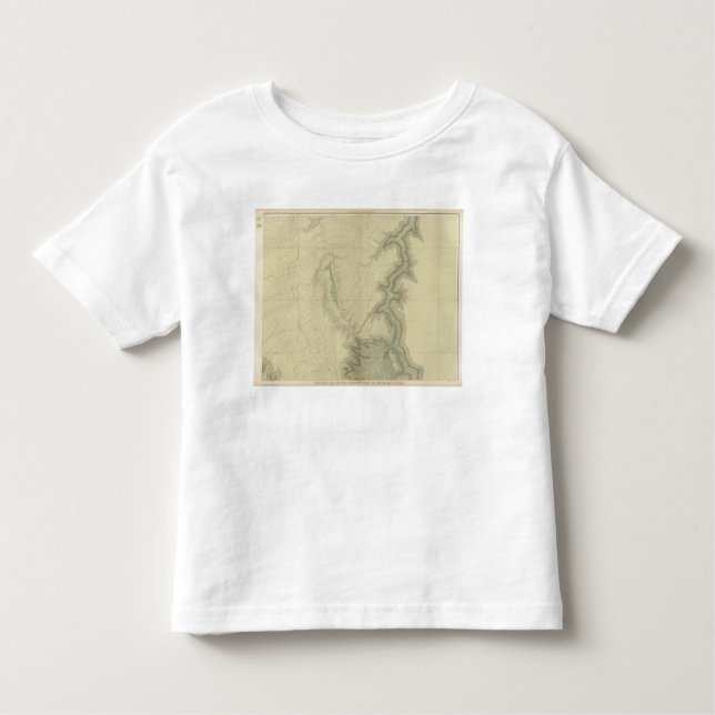 Camiseta Infantil Mapa geológico dos 3 do sul (Frente)