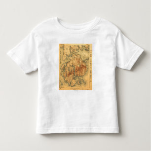 Camiseta Infantil Mapa nacional de Lafayette ParkPanoramic