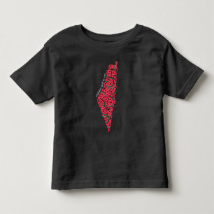 Camiseta Infantil Mapa Palestino cheio de Melancias   Palestina livr