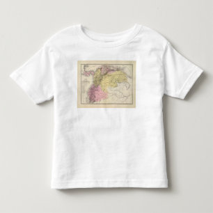 Camiseta Infantil Mapas militares históricos de Venezuela
