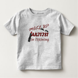 Camiseta Infantil maquiagem artística em formação