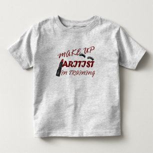 Camiseta Infantil maquiagem artística em formação