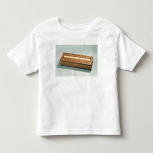 Camiseta Infantil Máquina calculadora inventada por Blaise Pascal
