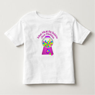 Camiseta Infantil Máquina de Goma de Bolhas