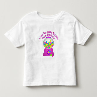 Camiseta Infantil Máquina de Goma de Bolhas