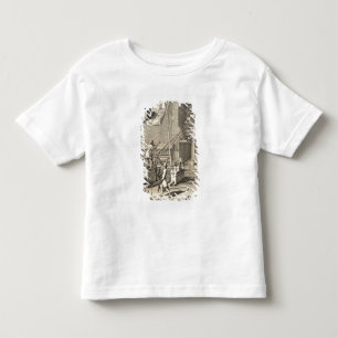 Camiseta Infantil Maquinaria de combate ao fogo, de um livro em
