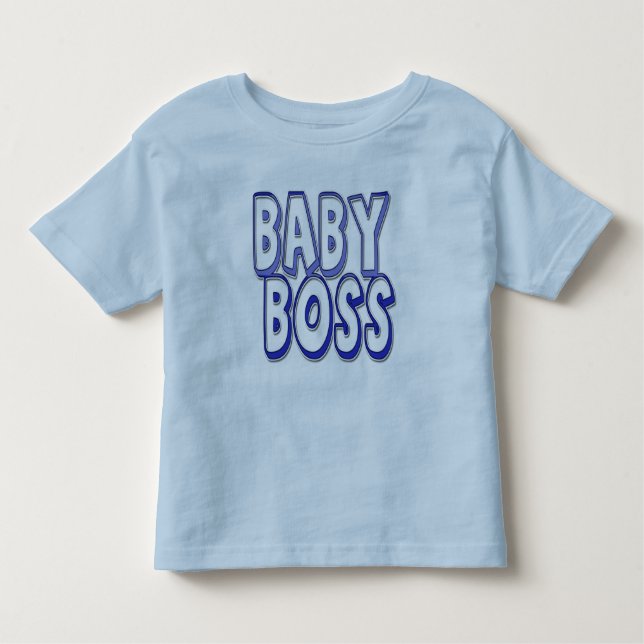 Camiseta Infantil Marca de Vestuário do Baby Boss (Frente)