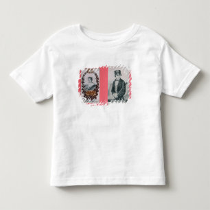 Camiseta Infantil Marcadores Queen Victoria e Prince Albert