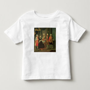 Camiseta Infantil Maria Theresa, Áustria, com quatro de suas
