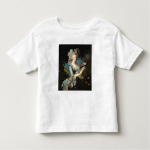 Camiseta Infantil Marie Antoinette com um rosa, 1783