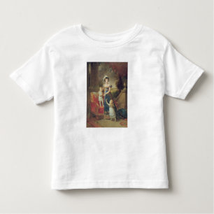 Camiseta Infantil Marie-Caroline de Bourbon com suas crianças
