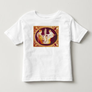 Camiseta Infantil Marie-Louise da Áustria guiando seu filho
