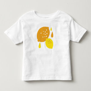 Camiseta Infantil Marinho Blue Lemon Art - Refrescando o Citrus Desi