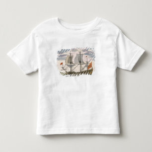 Camiseta Infantil Marinho britânico: um navio de primeira ordem que
