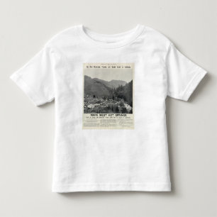 Camiseta Infantil Marque Hot Springs ocidental, Califórnia