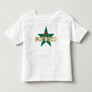 Camiseta Infantil Marrocos é a identidade, transmitida com orgulho
