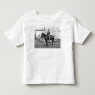Camiseta Infantil Martha "Calamity Jane amarelo" a cavalo