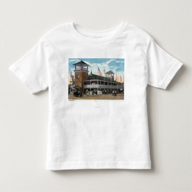 Camiseta Infantil Martha's Vineyard, vista de Tivoli (Frente)