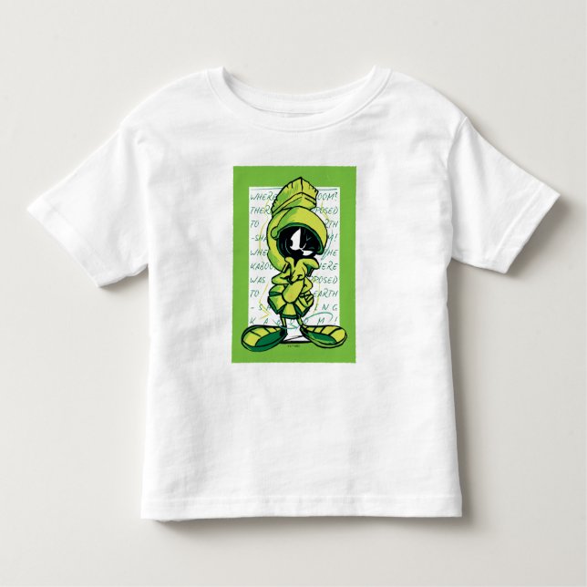 Camiseta Infantil MARVIN, O esboço da cotação MARTIAN™ (Frente)