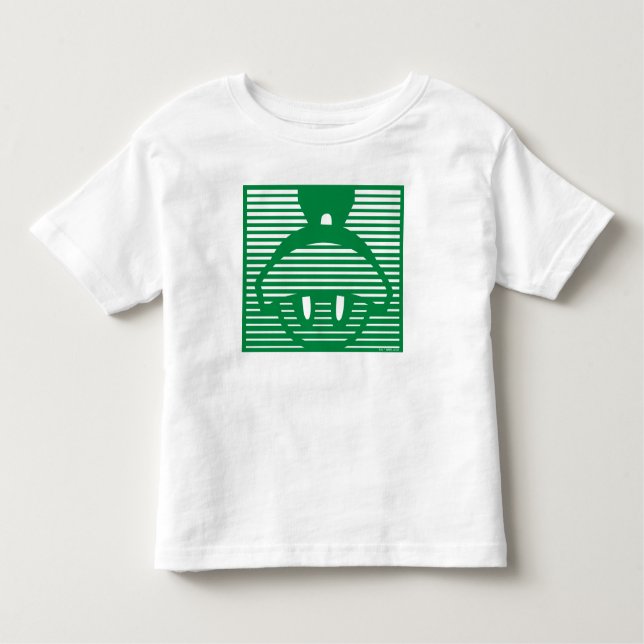 Camiseta Infantil MARVIN O Ícone Striped MARTIAN™ (Frente)