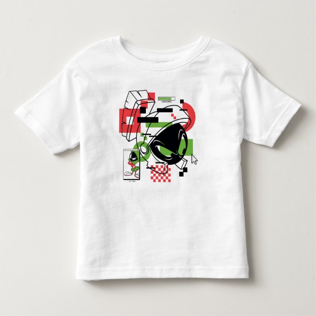 Camiseta Infantil MARVIN THE MARTIAN™ Glitch (Frente)