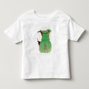 Camiseta Infantil Mary Gregory green jug com esmalte disparado