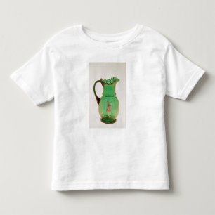 Camiseta Infantil Mary Gregory green jug com esmalte disparado