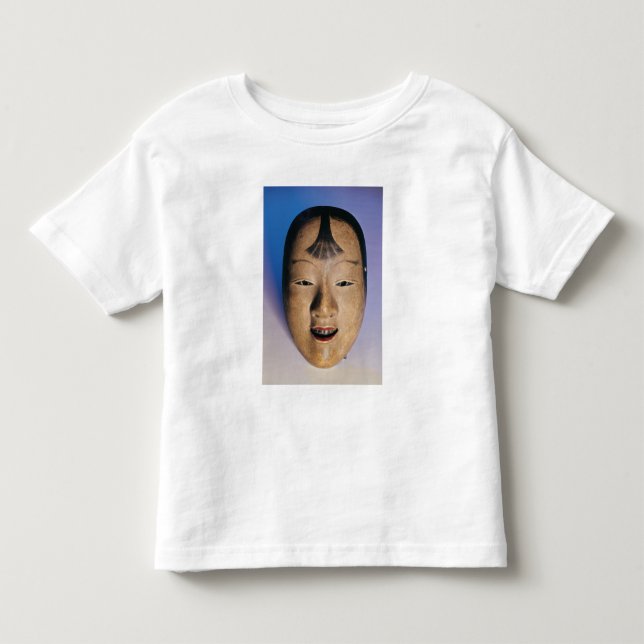 Camiseta Infantil Máscara de teatro Noh de um jovem chamado (Frente)