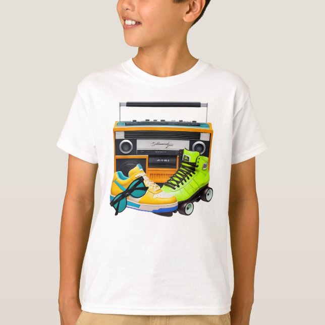 Camiseta Infantil Masculino Básica Retrô-1 (Frente)