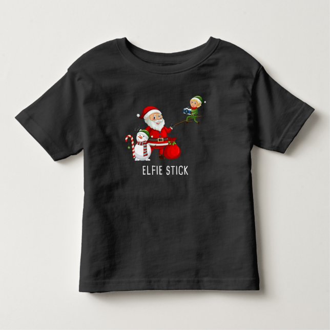 Camiseta Infantil Matching Family Christmas 2022 - Papais noeis Elfi (Frente)