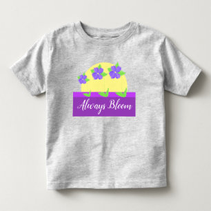 Camiseta Infantil Mauve Roxo e Amarelo