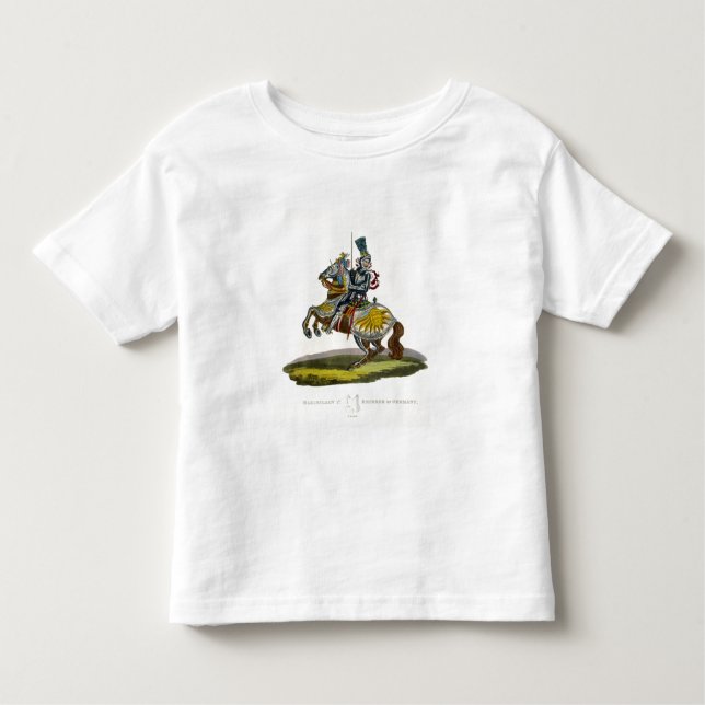 Camiseta Infantil Maximilian mim, rei de Alemanha e de Emper romano (Frente)