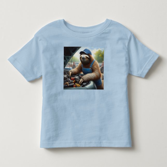 Camiseta Infantil Mecânica da prega (Frente)